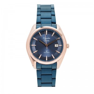 Alexandre Christie AC 8648 Rosegold Blue Lady LDBURBU